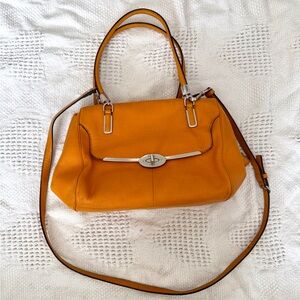 Coach Vibrant Orange Shoulder Bag